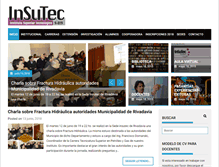 Tablet Screenshot of insutec.edu.ar
